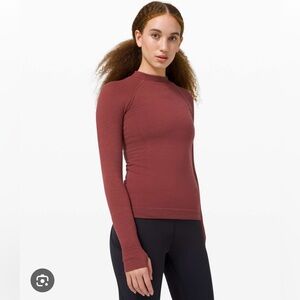 Lululemon Keep the Heat Thermal Long Sleeve size small in color Savannah